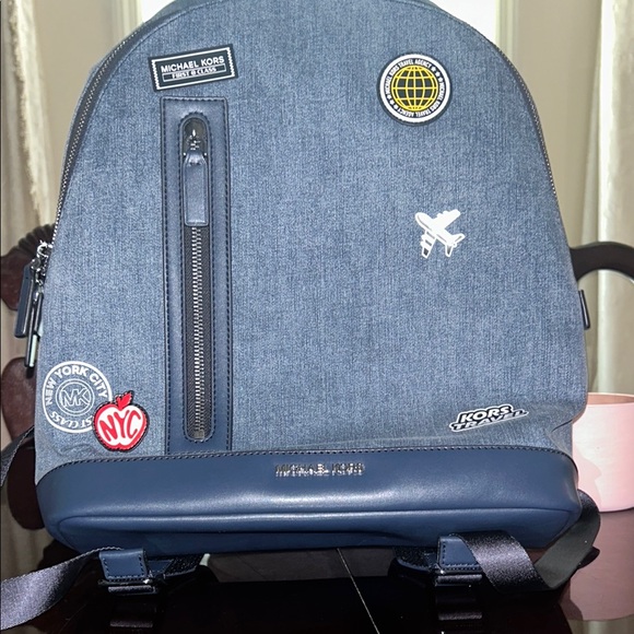 Michael Kors Gray Backpack for Men - Picture 1 of 6